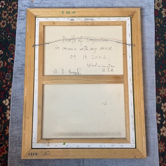 . Mladen Novak Original Abstract Cubist Painting - Picture 5 of 7